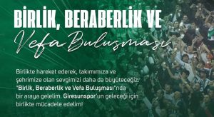 Giresunspor’dan son çağrı!