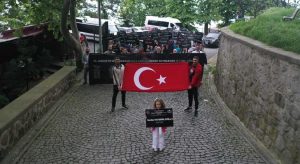Judoculardan saygı yürüyüşü