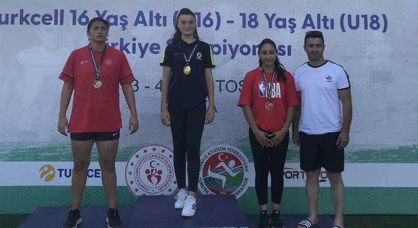 Atletizm Şampiyonasında 3 Türkiye Şampiyonluğu