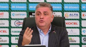Yamak: Giresunspor şu anda tam tabiri ile borç batağında