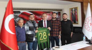 Vadi Spor Kulübünden Müdür Ergün’e ziyaret