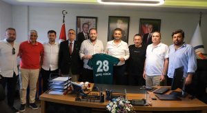 Giresunspor yönetimi belediye başkanlarını ziyaret etti