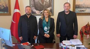 Başkan ve Başkanvekili makamda ağırlandı