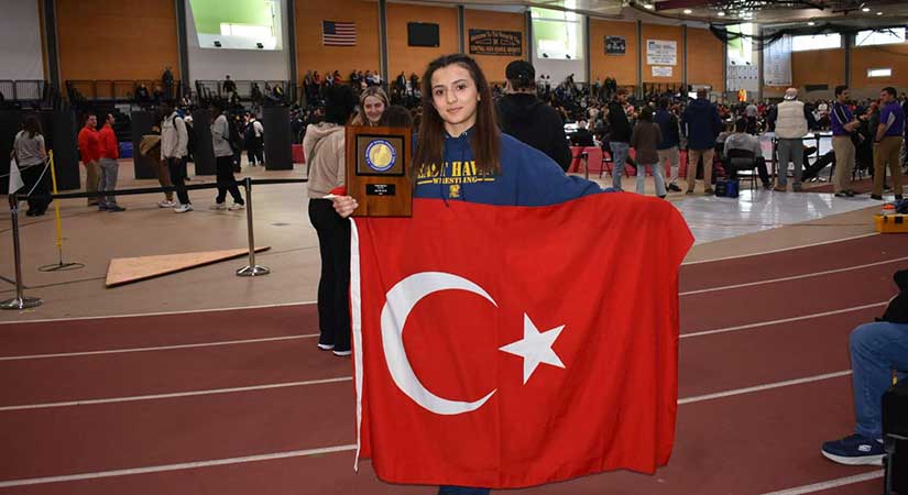 Türk güreşçi Amerika’da tarih yazdı