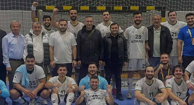 Giresunspor hentbol takımı deplasmanda şov yaptı