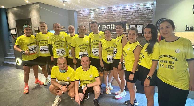 Giresun Maraton Kulübü İstanbul parkurunda