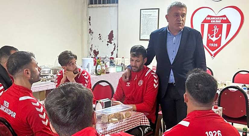 Başkan Necmi Sıbıç’tan takıma moral ziyareti