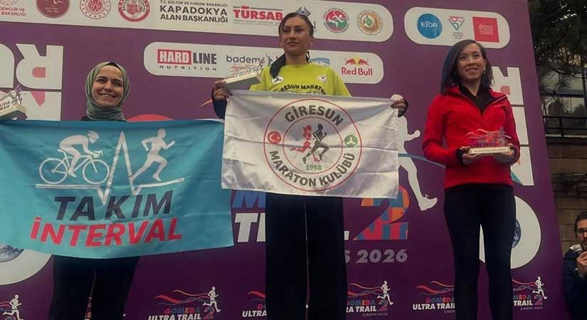 Maraton sporcuları Ürgüp’ten 3 kupayla döndü