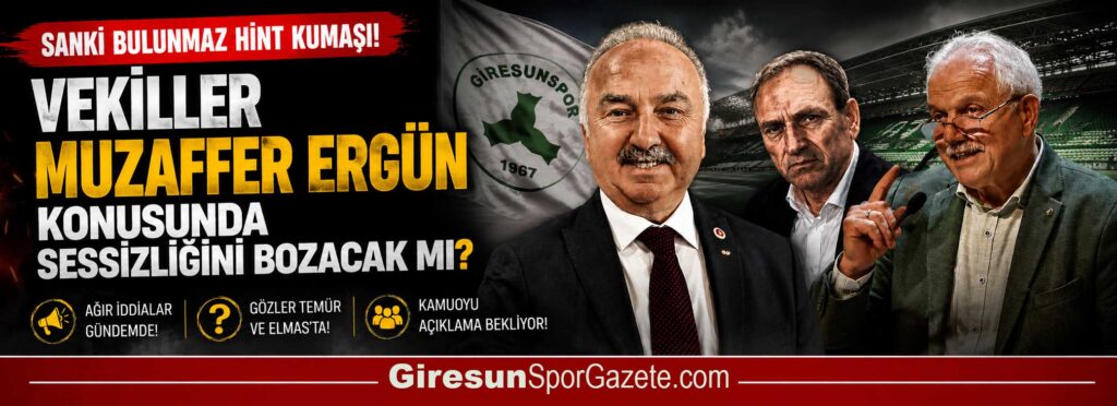 Vekiller Muzaffer Ergün konusunda sessizliğini bozacak mı?